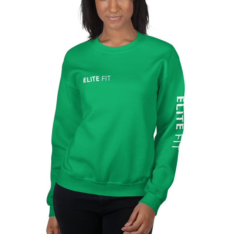 ELITE FIT Crew Neck Sweatshirt - Green