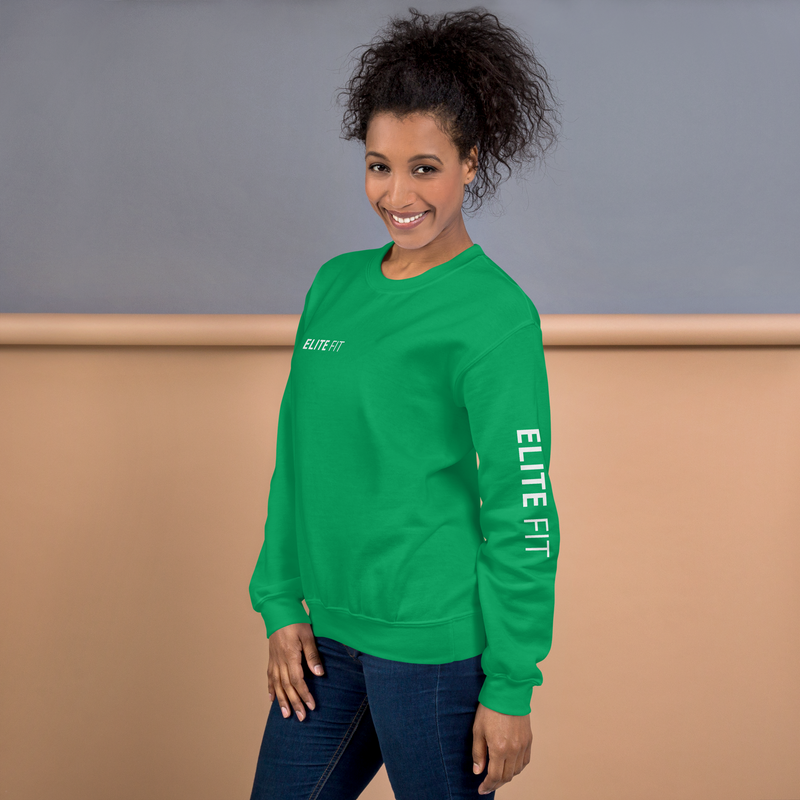 ELITE FIT Crew Neck Sweatshirt - Green