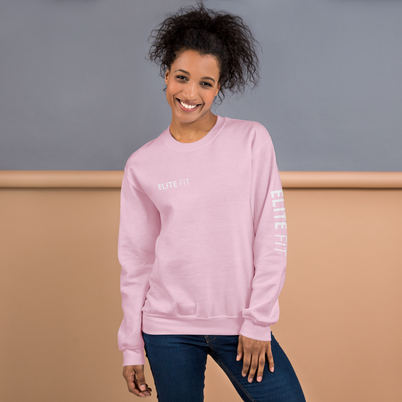 ELITE FIT Crew Neck Sweatshirt - Pink