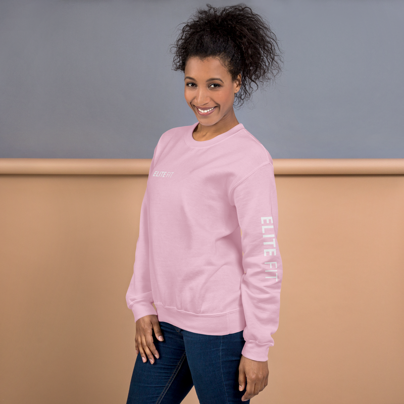 ELITE FIT Crew Neck Sweatshirt - Pink