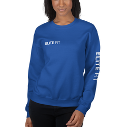 ELITE FIT Crew Neck Sweatshirt - Blue