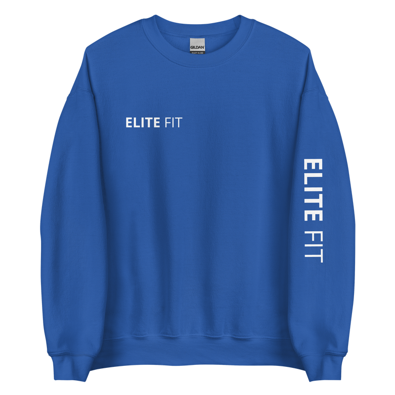 ELITE FIT Crew Neck Sweatshirt - Blue