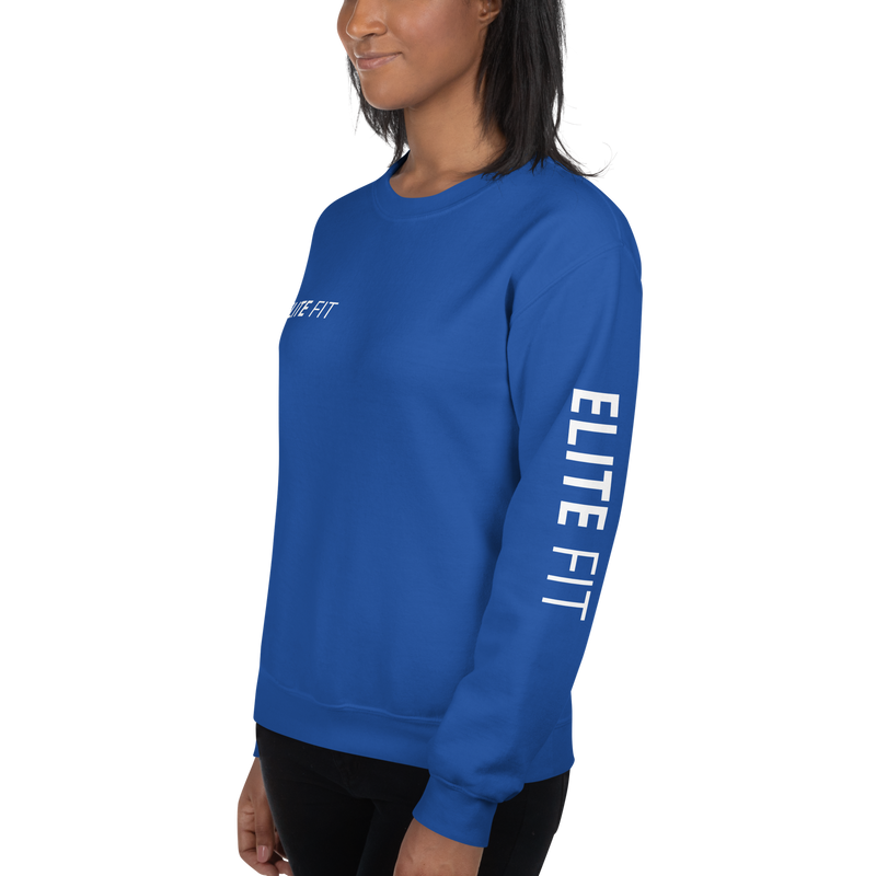 ELITE FIT Crew Neck Sweatshirt - Blue